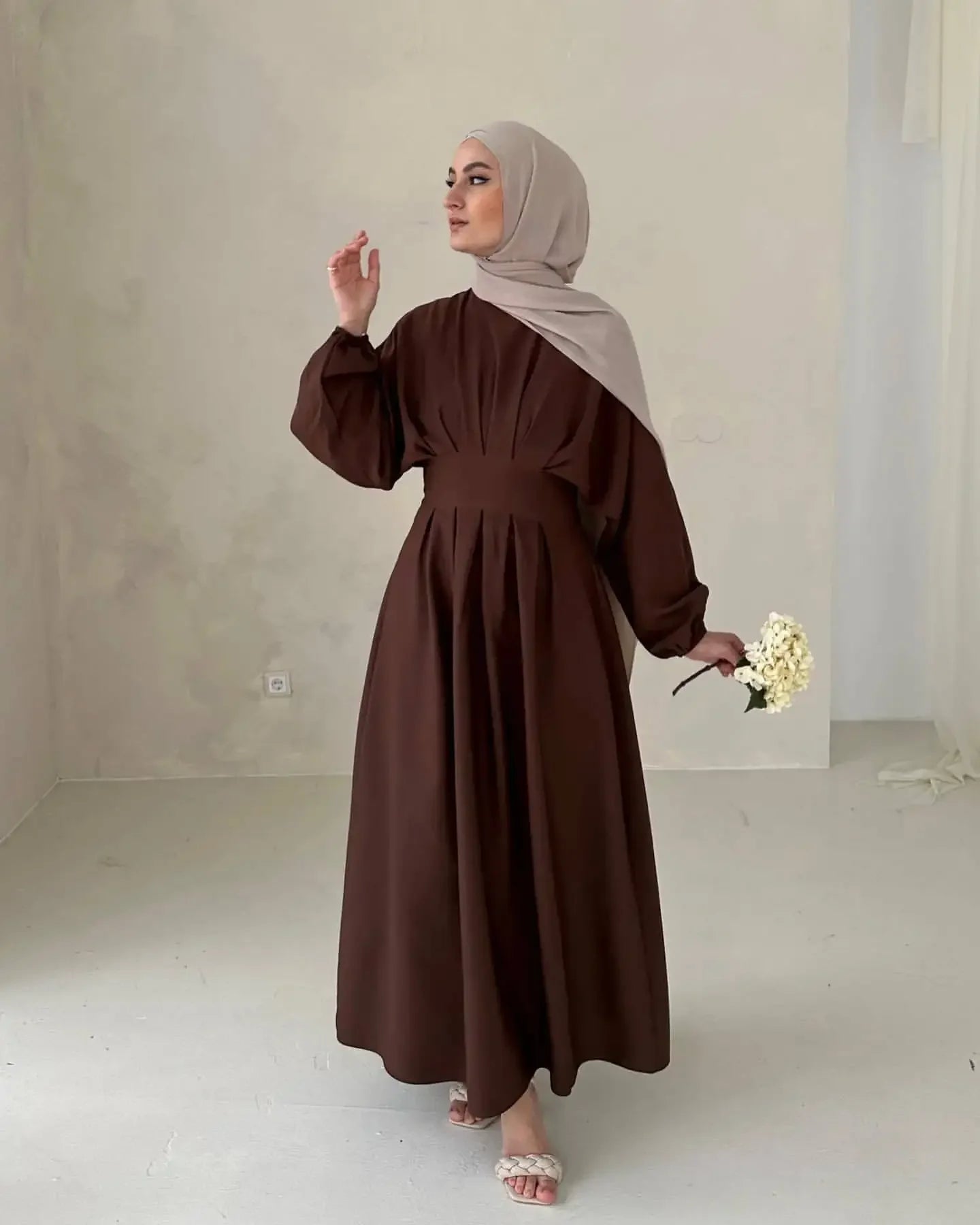 Ramadan Eid Abaya Dubai Turkey Islam Muslim Modest Dress Kaftan Prayer Clothes for Women Kebaya Robe Arabe Femme Musulmane Gown