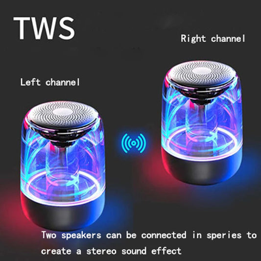 Portable Speaker with TWS, Bluetooth , Balanced Bass, IPX7 Waterproof for All Phone, Outdoor，for Laptop PC