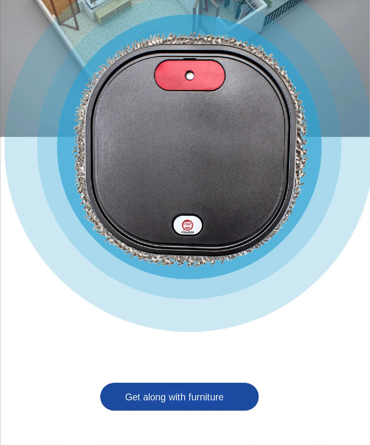 3 in1 Intelligent Robot Dry Wet Sweep Mop Robot Vacuum Cleaner Rechargeable Smart Mopping Robot Spray Cleaner Home Mopping Robot