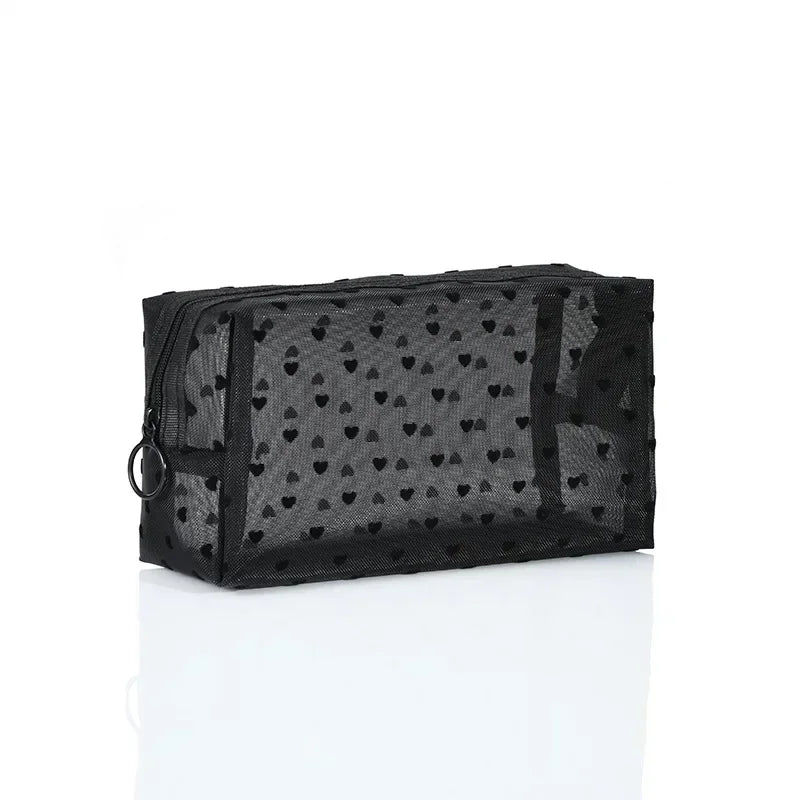 Women Lipstick Makeup Bags Small Large Mesh Transparent Cosmetic Bag Organizer for Cosmetics Storage Pencil Cases Neceser Pouch