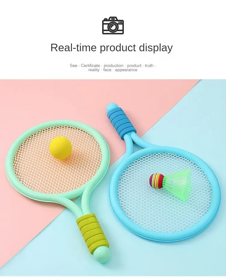 2 Badminton Racket Send Badminton Tennis Outdoor Sports and Leisure Two Parent Child Interactive Toys