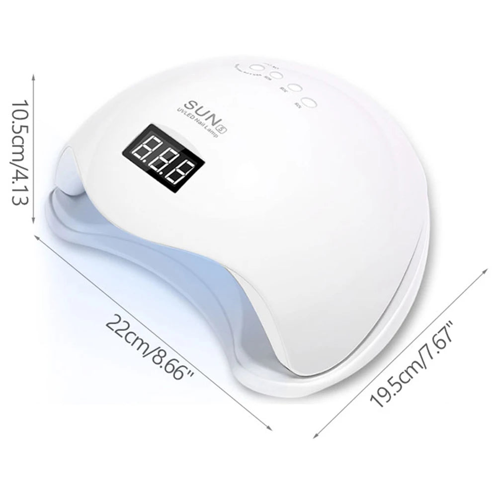 YIKOOLIN UV LED Nail Lamp 48W Nail Dryer with 4 Timers LCD Display Fast Curing of All Gel Nail Polish Nail Dryer Salon Tool
