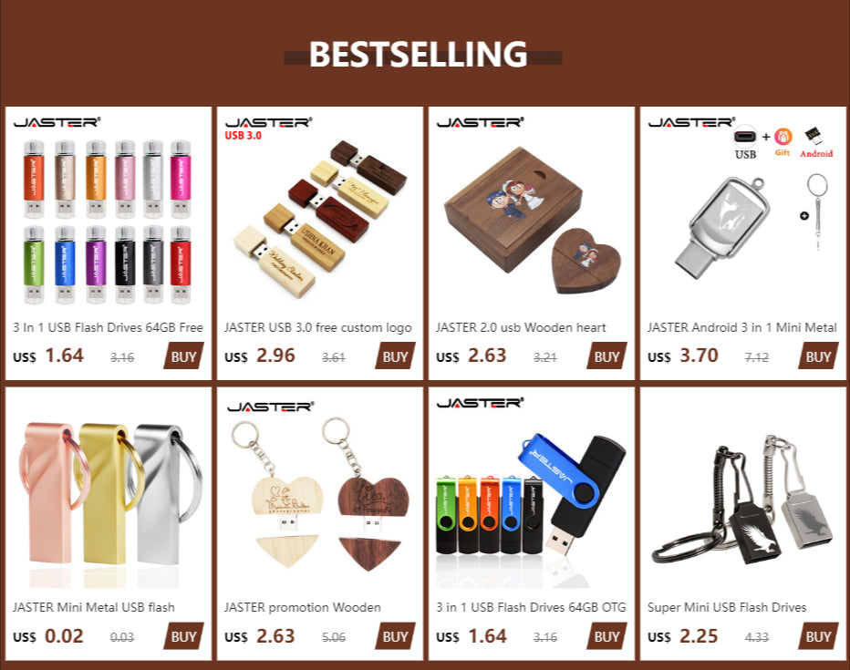 3 In 1 USB Flash Drives 64GB Free TYPE-C Adapters Gifts Pen drive 32GB Black OTG Memory Stick 16GB Key Chain Pendrive 8GB U Disk