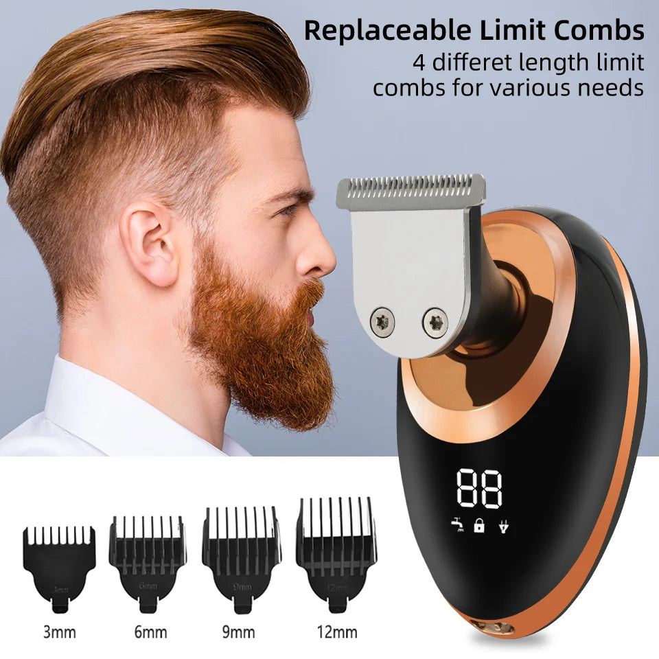2025 7-Head Electric Shaver USB Dharging Stainless Steel Blades Men's Quick Shaving Beard Trimmer Hair Trimmer As A Gift For Men