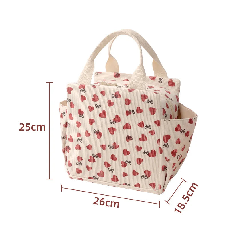 This lunch bag, insulated lunch box, reusable leak-proof large refrigerated handbag is suitable for both men and women. IA-DH