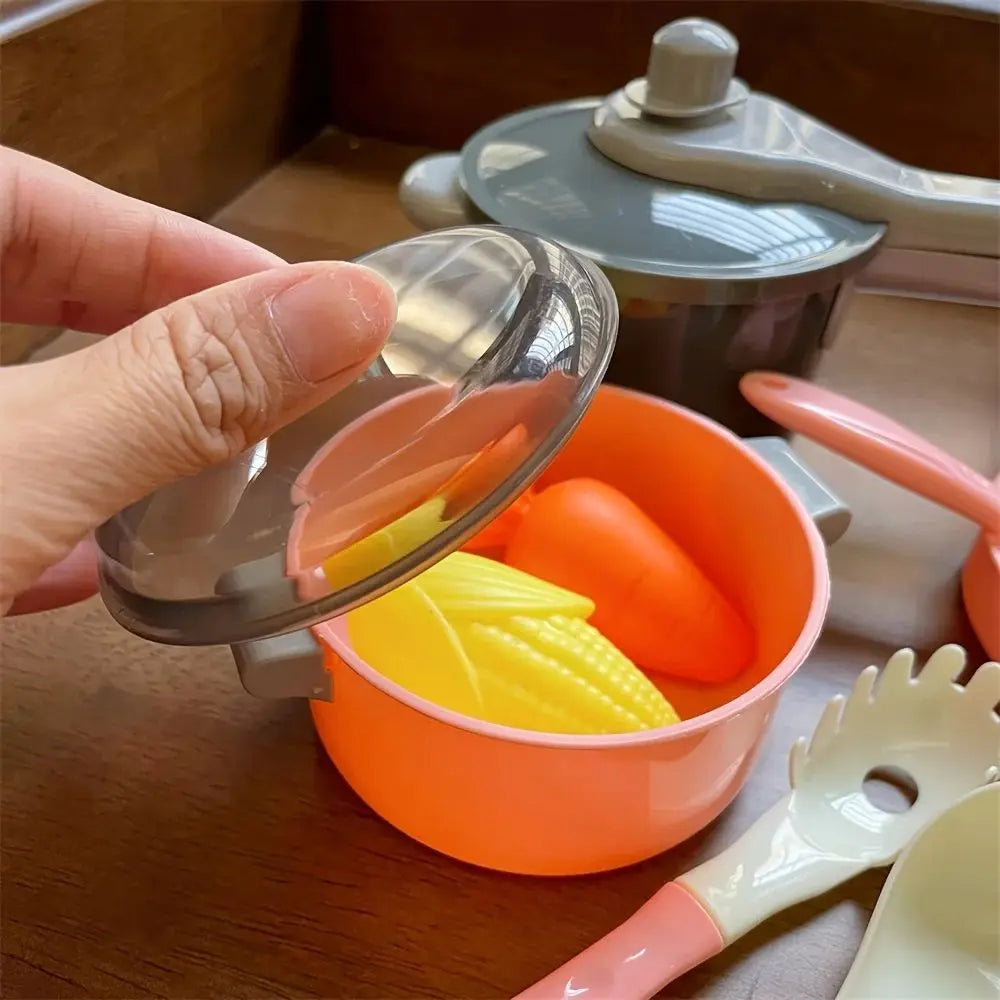 Kitchen Toys Set for Children，28pcs Simulated Kitchen Toy Pretend Play Kitchen Accessories Cooking Toys for Kids Girls Gifts