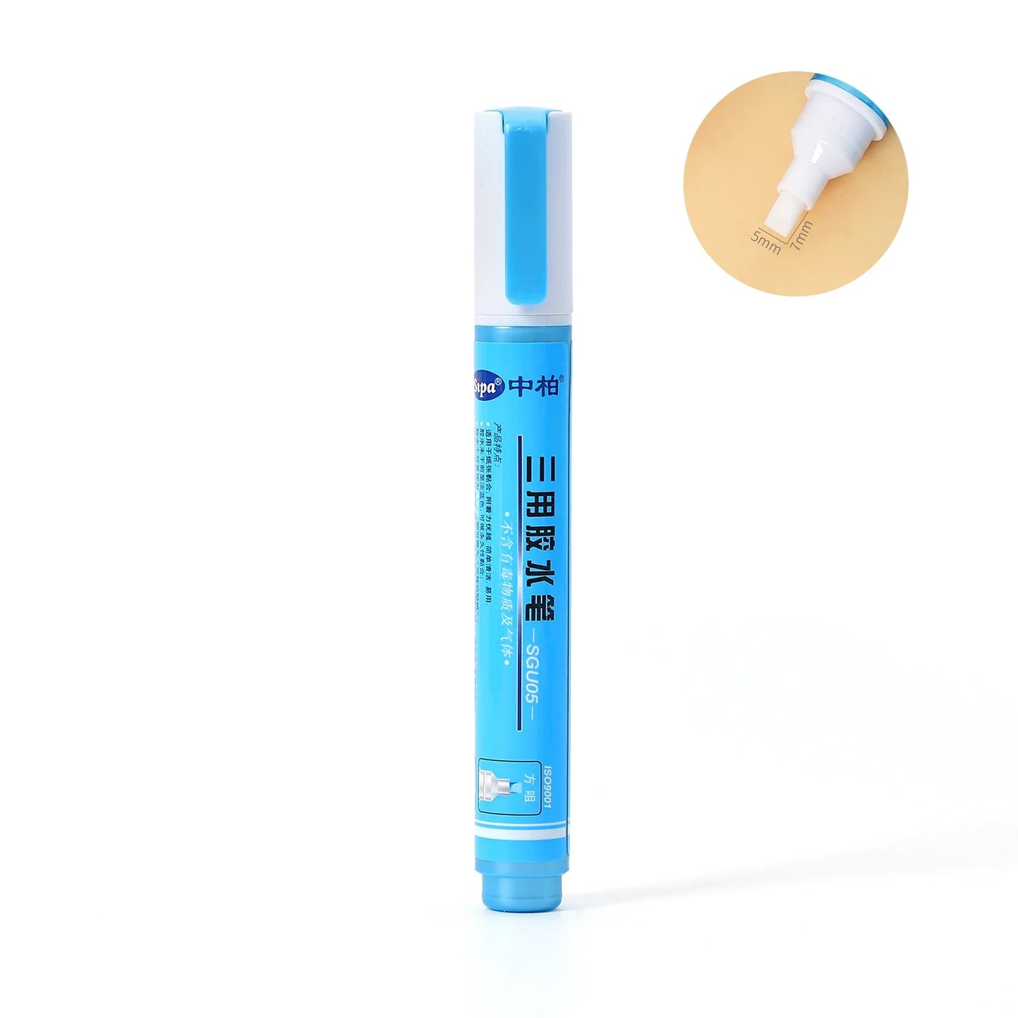 1pcs Creative Large Capacity Solid Glue Pen Cute Three-Purpose Fast Dry Glue Pen DIY Super Strong Glue Stick Stationery Supplies