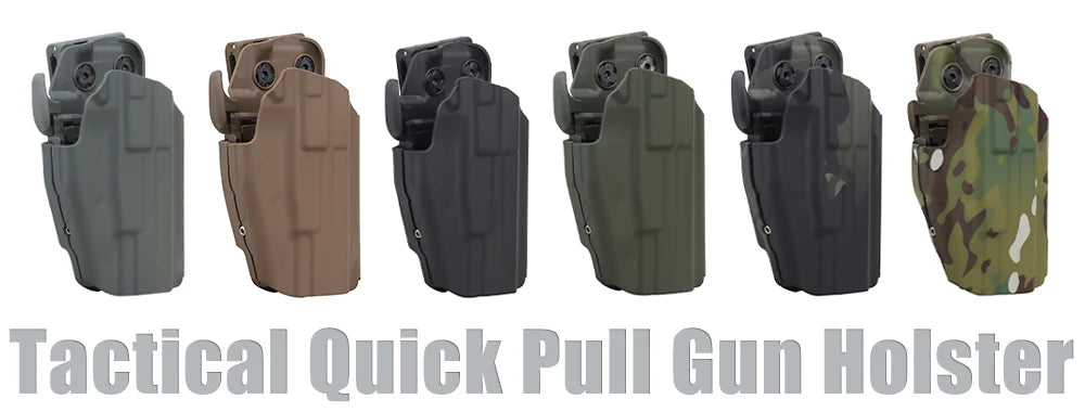 Tactical Universal Quick Pull Gun Holster for GLOCK 17/20/21/22/31/37.GRAND POWER 45/P1/P11/P40.H&K 45/VP40.S&W M&P 22/SW40F