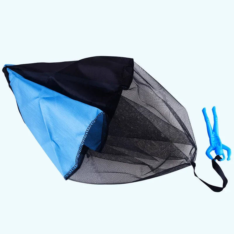 1/6 Sets Hand Throwing Parachute Kids Outdoor Funny Toys Game Play Toys for Children Fly Parachute Sport with Mini Soldier Game
