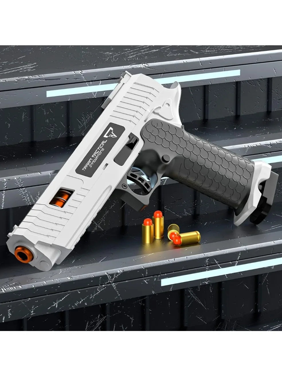 2011 Pistol Automatic Continuous Firing Decompression Gun  Shell Ejection Empty Hanging Desert Eagle Toy Gun Boys Gift