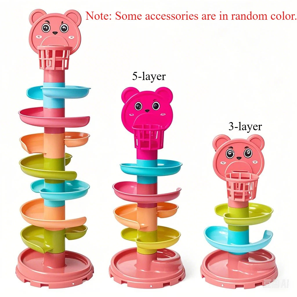 Rolling Ball Baby Toys Development Games Montessori Educational Toys Montessori Activity Stacking Toys For Babies(Color Random)
