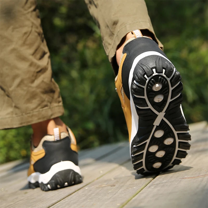 Men Shoes Leather Casual Shoes For Men Sneakers Spring Autumn Winter Shoes For Male Tennis Lightweight Walking Shoes - Belvar
