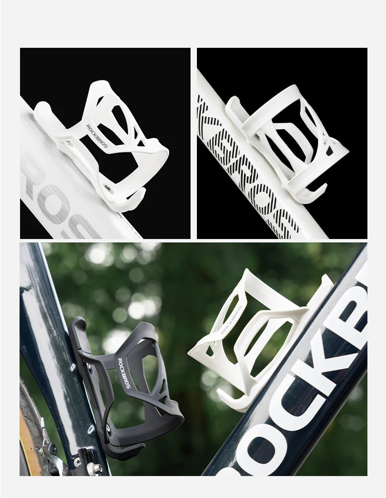 ROCKBROS Water Bottle Cage MTB Mountain Bike Bottle Holder Cycling Drink Cup Ultralight ABS+PC For Road Cycling Accessories