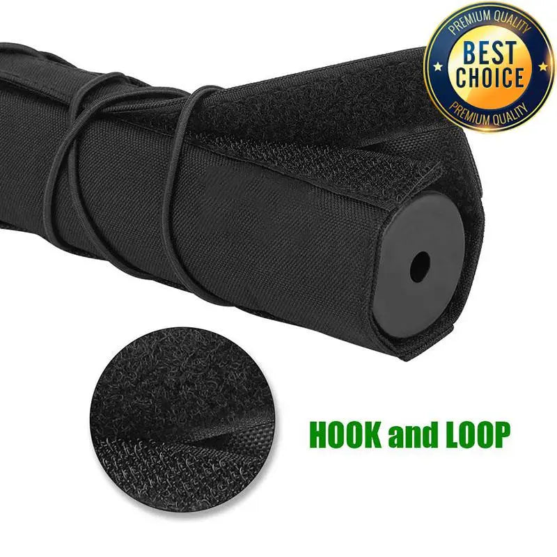 1000D Tactical Airsoft Suppressor Cover Sniper Airsoft Silencer Protector Cover Case Camouflage for Hunting Shooting