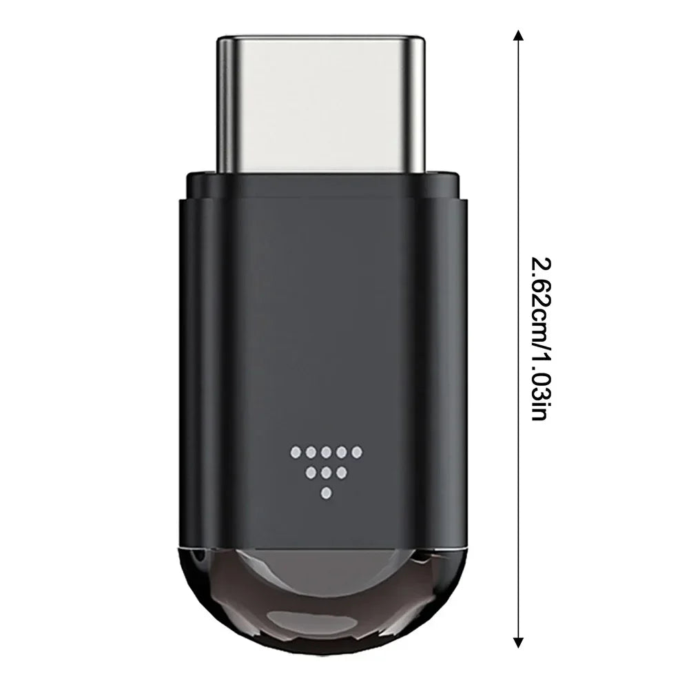 Type-C Smartphone Infrared Transmitter Adapter, Smart App Control for TV and Other Devices with Infrared Remote Functionality