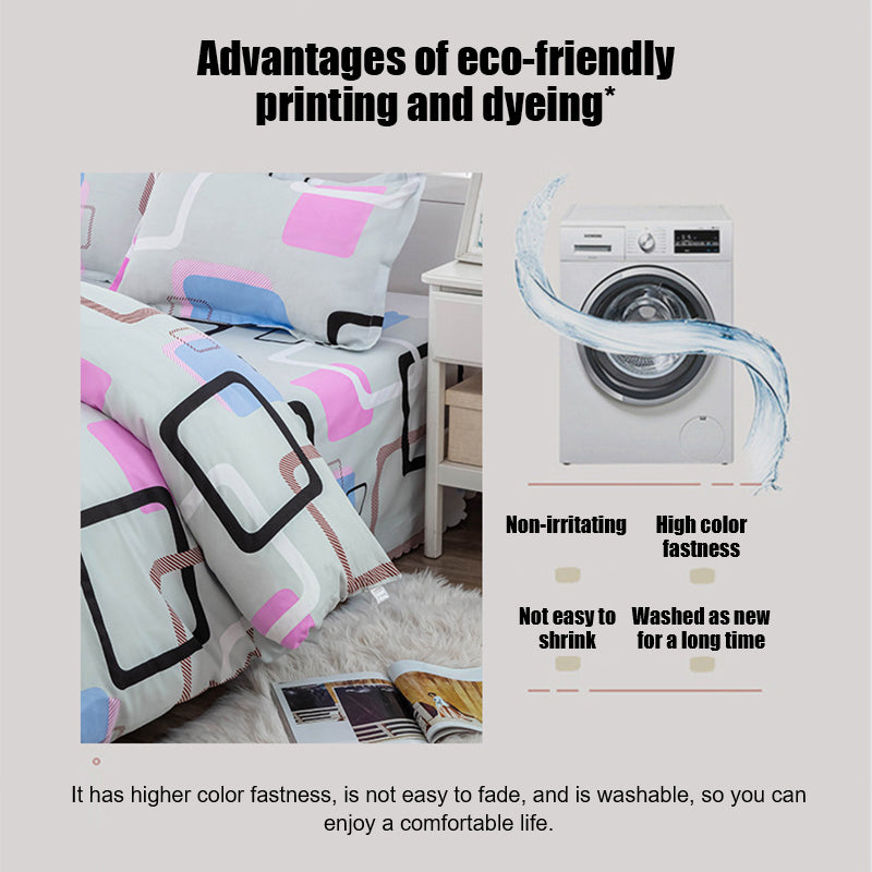 1pcs Geometric Pattern Bedding Fashion Printed Quilt Cover Multi Size Bed Sheets Soft Breathable Duvet Covers 이불커버