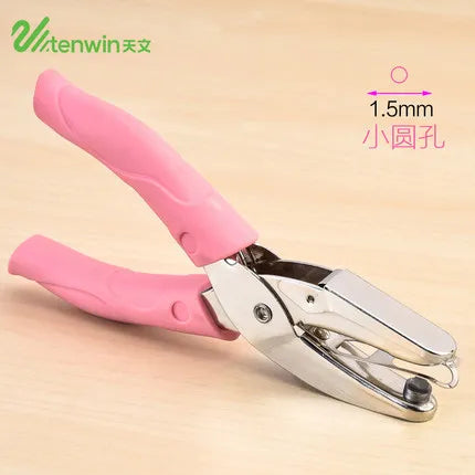 Tenwin 1PC School Office Metal Single Hole Love Star Puncher Hand Paper Punch For Scrapbooking Border Pore Cutter Paper tool