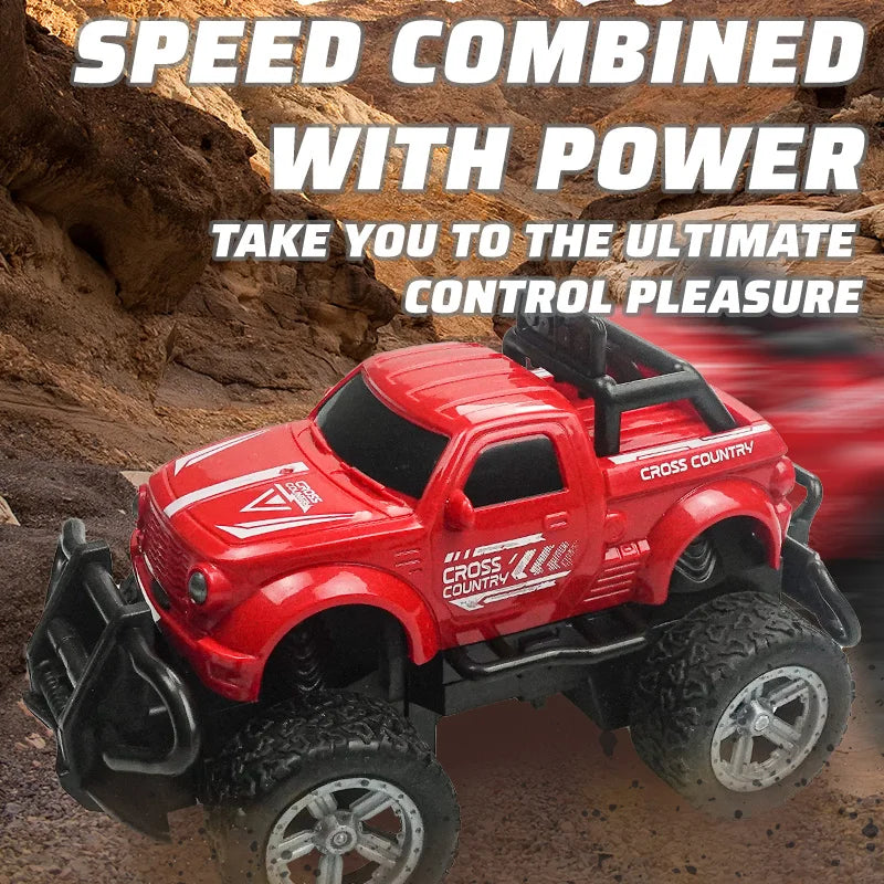 Remote controlled off-road toy car rechargeable four-wheel drive alloy climbing car high-speed remote control car