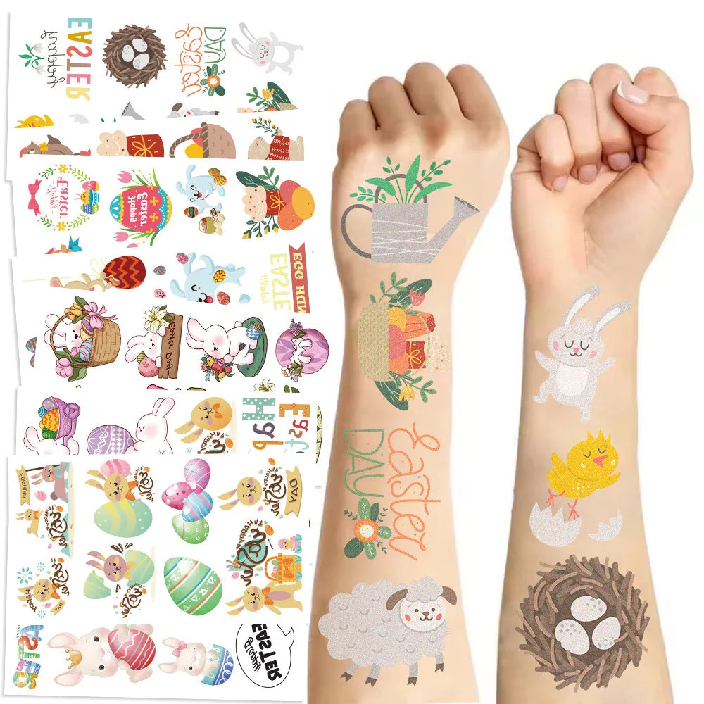 10 Sheets Dinosaurs Tattoo Sticker Temporary Fake Tattoo Arm Hands Body Waterdichte Tatouages Pour Kids Toy Gift