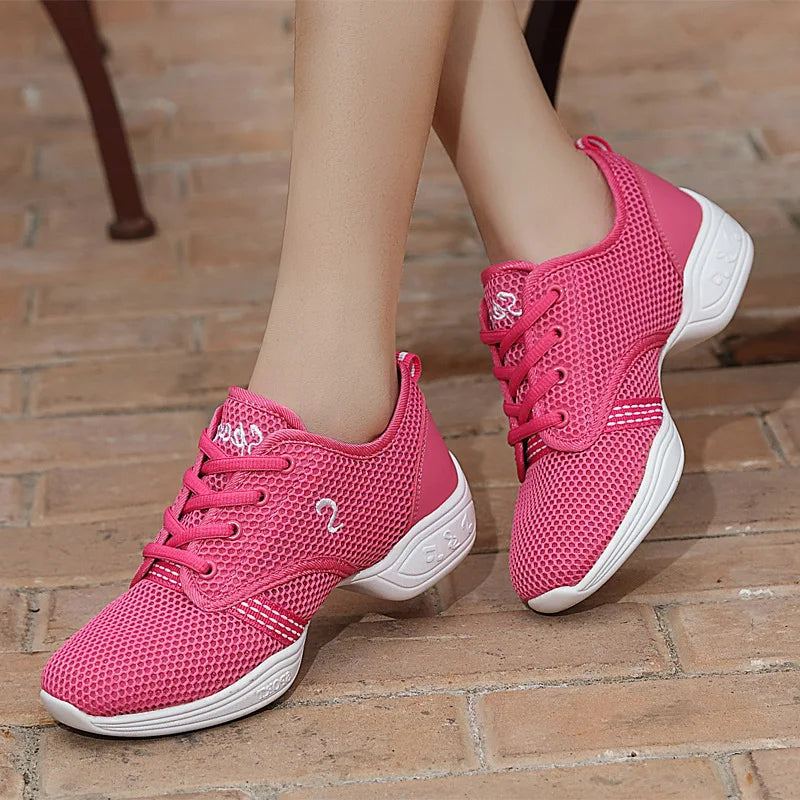Woman Jazz Dancing Shoes Women Girl's Teacher's Latin Dance Shoes Ballroom Modern Salsa Practise Shoes Dance Lady Sneaker