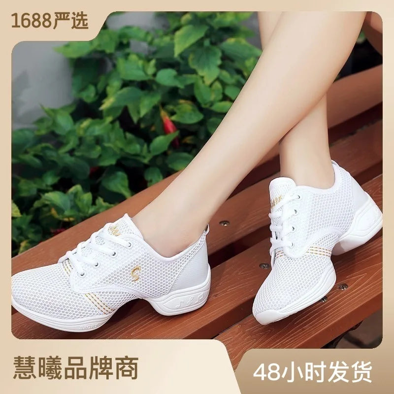 Woman Jazz Dancing Shoes Women Girl's Teacher's Latin Dance Shoes Ballroom Modern Salsa Practise Shoes Dance Lady Sneaker