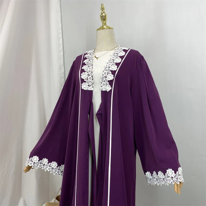 2025 Luxury Dubai Abaya Dress for Muslim Women Ramadan Eid Nida Arabia Holiday dress Jalabiya Clothing Islamic Modest Long Robe