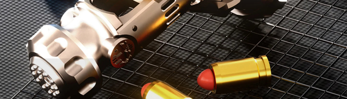 Stun Grenades Pistol Guns Novelties Sensory Metal Toy Creative Cool Things Punnk Mechanical Relieve Stress Relief Adults toys