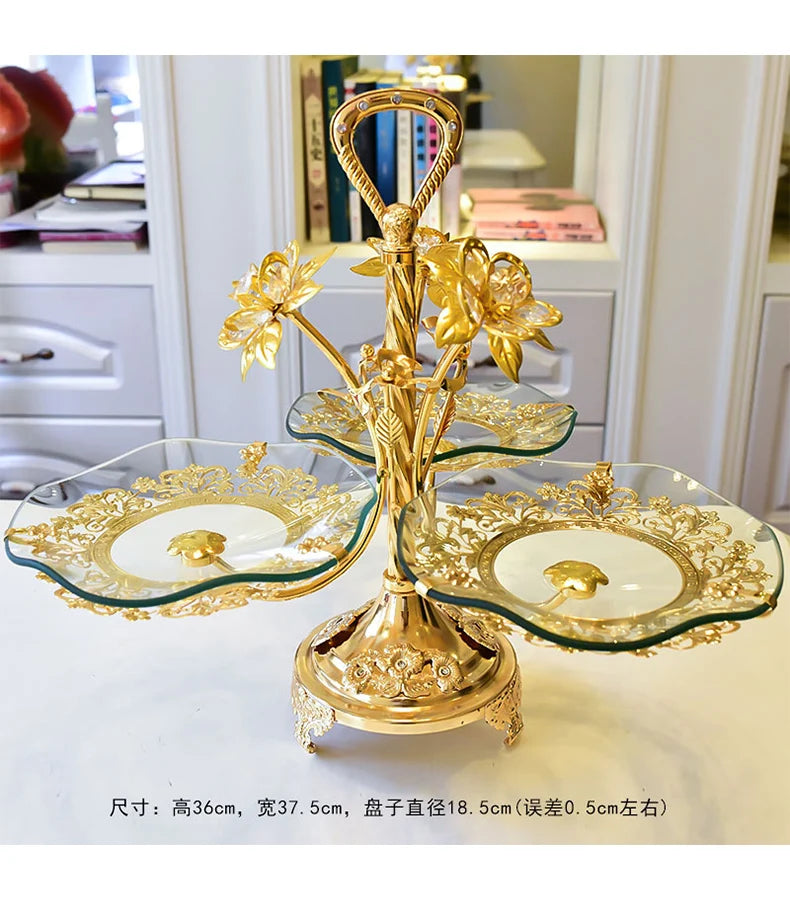 Kitchen Unique Plates Organizer Elegant Multifunctional Advanced Plates Pretty Luxury Charolas Decorativas Room Decoration
