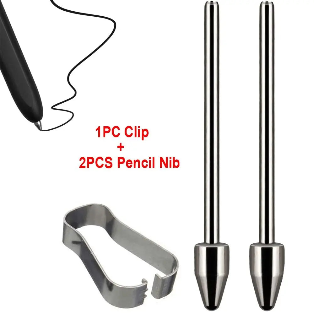 Tablet Touch Stylus Tip Replacable Titanium Alloy S Pen Nib Wear Resistant Pencil Nib Tweezers Tool Set