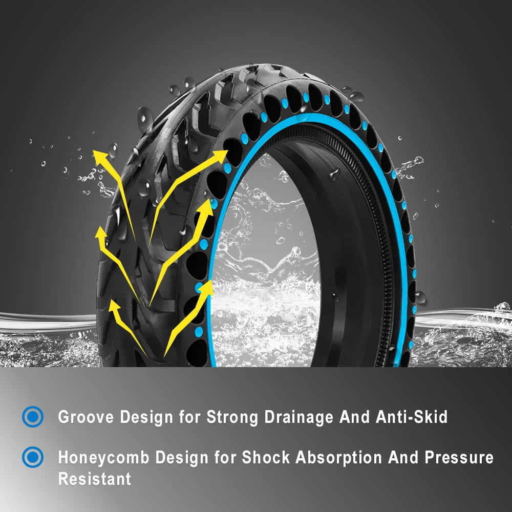 Solid Rubber Tyres 8 1/2 for xiaomi M365 pro 2 1S Electric Scooters Puncture-proof Tyres 8.5 Inch 8.5" Wheels Hard Rubber Tyres
