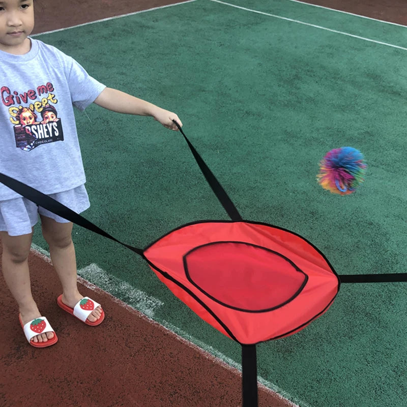Toss And Catch Ball Game Two Player Interactive Fun Outdoor Games For Kids Sensory Integration Toys Juegos Exterior Para Fiestas