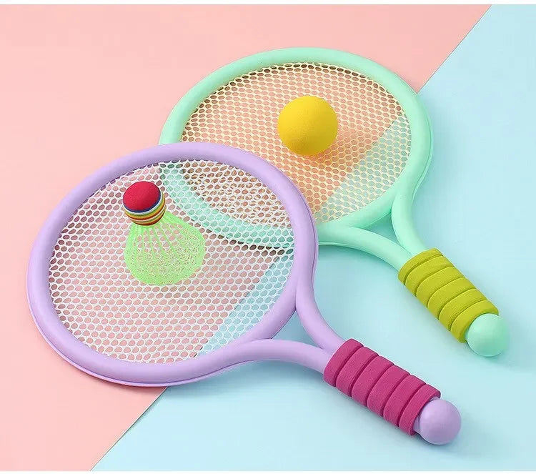 2 Badminton Racket Send Badminton Tennis Outdoor Sports and Leisure Two Parent Child Interactive Toys