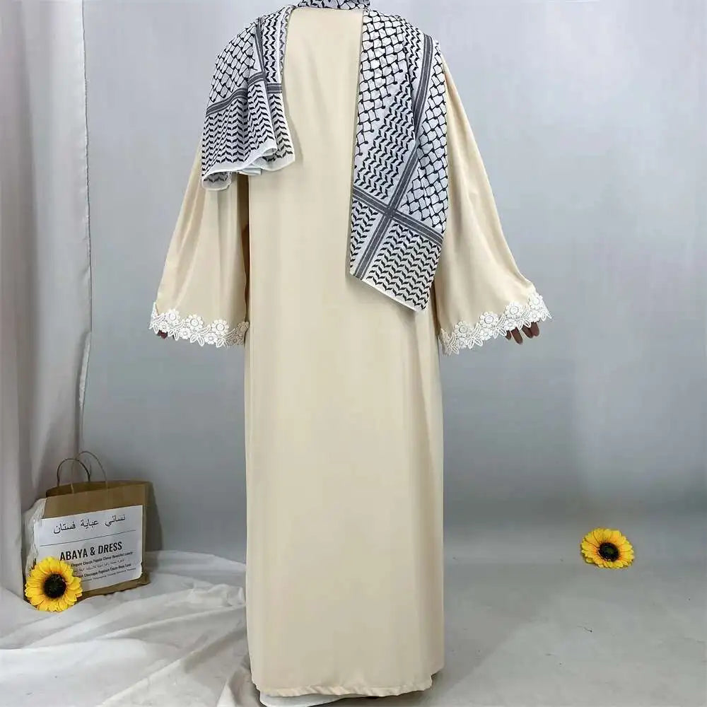 2025 Luxury Dubai Abaya Dress for Muslim Women Ramadan Eid Nida Arabia Holiday dress Jalabiya Clothing Islamic Modest Long Robe