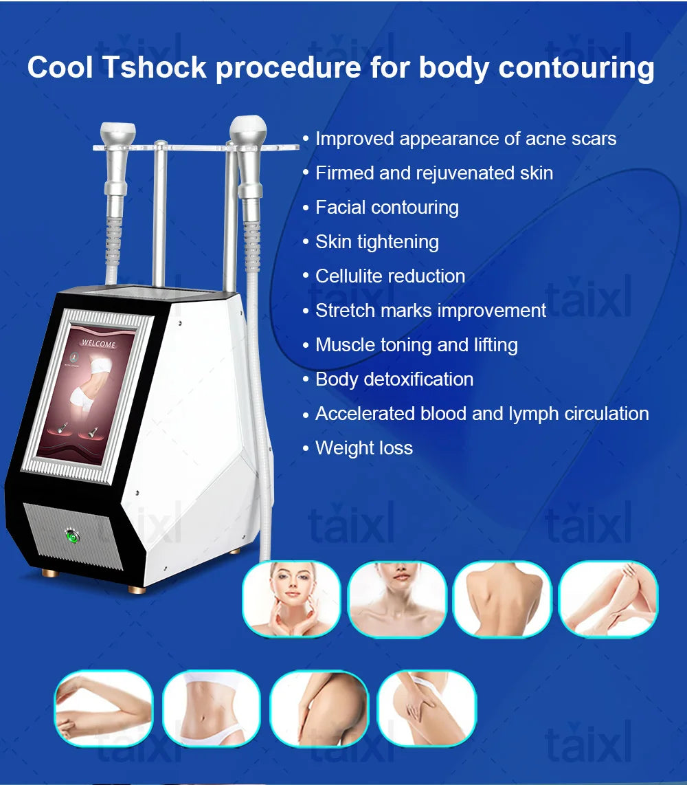 Professional Dual-Temperature Skin Contouring Device Portable Body Firming Equipment CE Certified Non-Invasive Cooling Tech