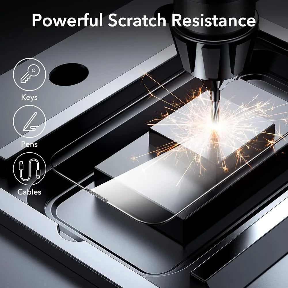 3+1 Screen Protector For iPhone 17 16e 16 15 14 13 Pro Max Tempered Glass For iPhone 16 15 14 Plus Protector Pantalla iPhone 11 13 12 Mini Pelicula Cristal templado iPhone 16e Camera Lens Film
