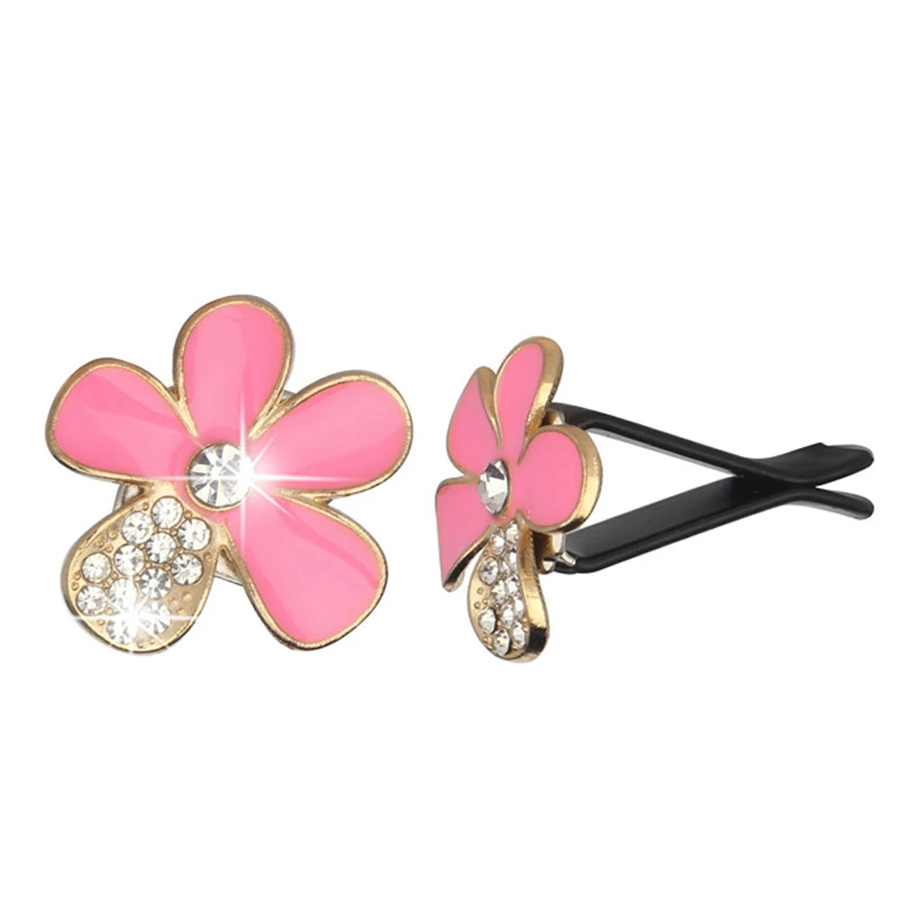 3 pcs Car Decorations Flower Car Air Freshener Vent Clip Car Decor Car Accessories Interior Car Decorations for Women Girls