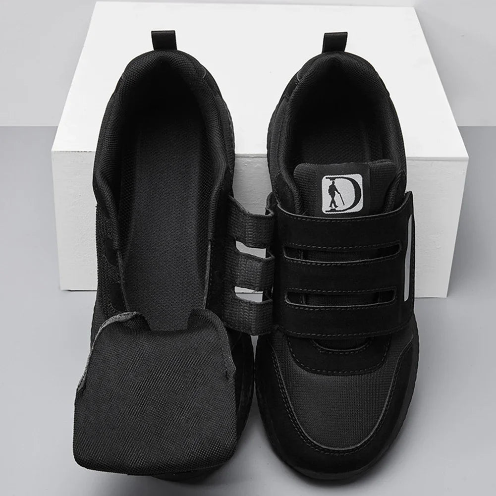 2025 Diabetic Shoes Slip-On Orthopedic Shoes Non-Slip Lightweight Edema Sneakers Hook and Loop Sneakers for Plantar Fasciitis