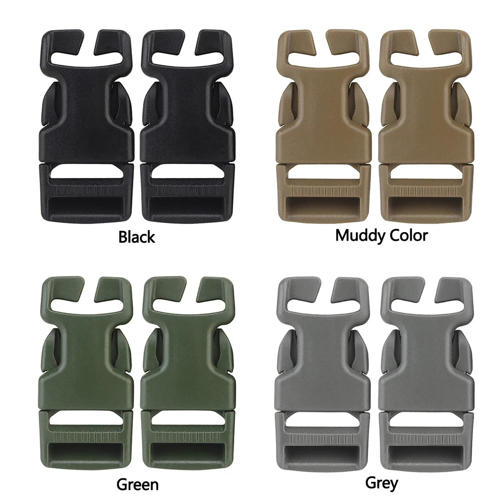 2/4pcs SRB Mount Webbing Buckle Clip Tactical Quick Attach Backpack Buckle Modular Attachment Detachable for Hunting Belt Bag