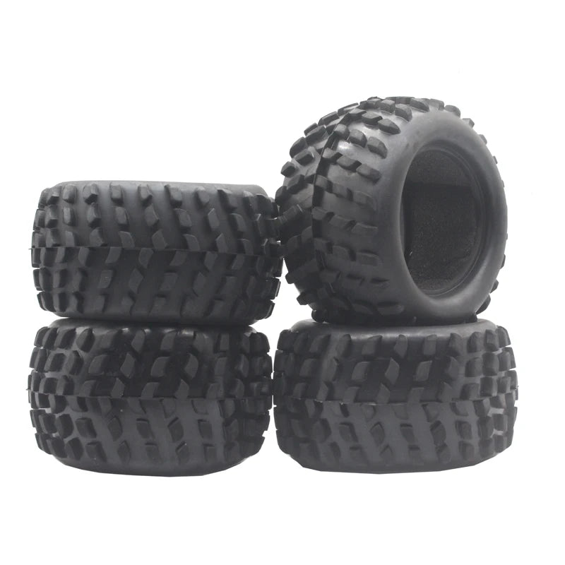 Remote Control Monster Truck 85mm Rubber Tire Tyres for HSP HPI WPL FS 1/16 RC Tires Tyres for ZD Racing Spare Parts