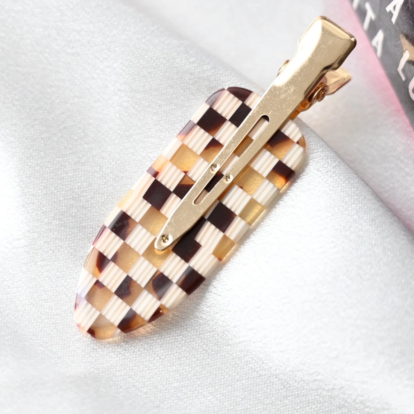 Traceless Hairclips for Girls and Women Acetate Hair  Clip Make up Hair tools Hair Accessories