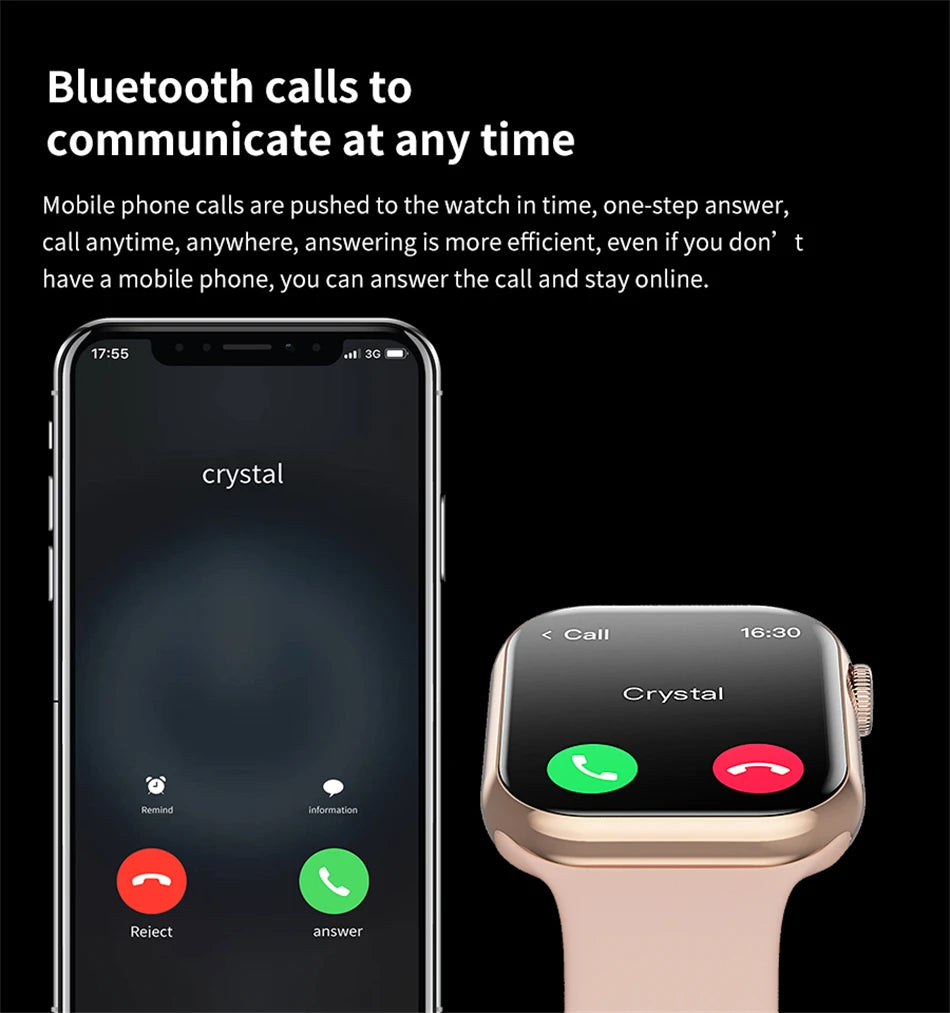 Watch 9 GPS Track Smart Watch Men Woman Heart rate Body temperature Bluetooth Call Waterproof Sports Smart Watch For Android iOS