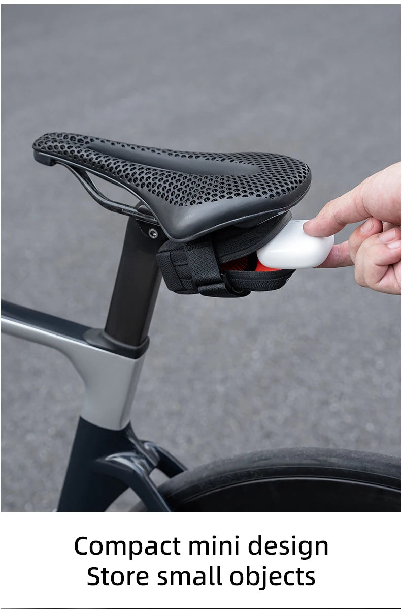 ROCKBROS Mini Bicycle Tail Bag Lightweight Portable Bike Storage Bag Small Tools Bag Road Bike Fashion Beautiful Bicycle Bags ﻿
