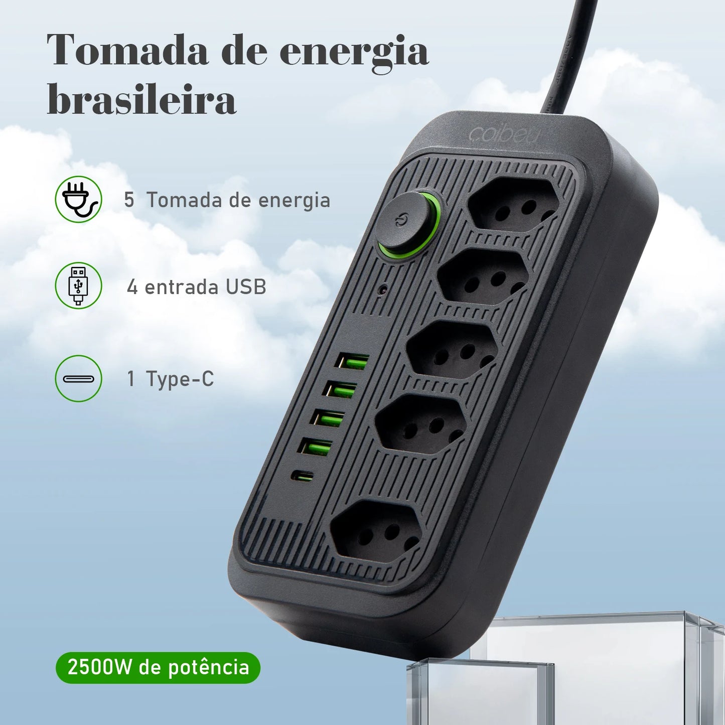 2M 110-220V USB Power Outlet Extension USB USB TYPE-C Electric Socket Extension Extension Extension Extension Extension Extension Extension Extension For PC