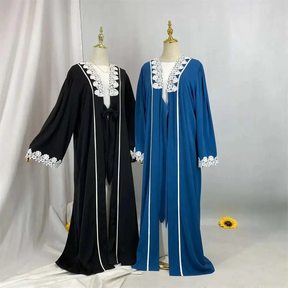 2025 Luxury Dubai Abaya Dress for Muslim Women Ramadan Eid Nida Arabia Holiday dress Jalabiya Clothing Islamic Modest Long Robe