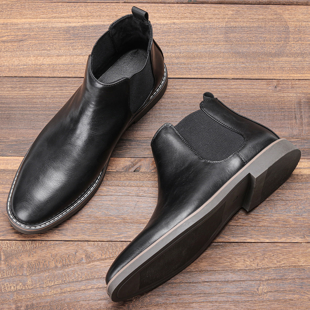 Soft In Sole Men's Comfortable Chelsea Boots Fashion Slip On