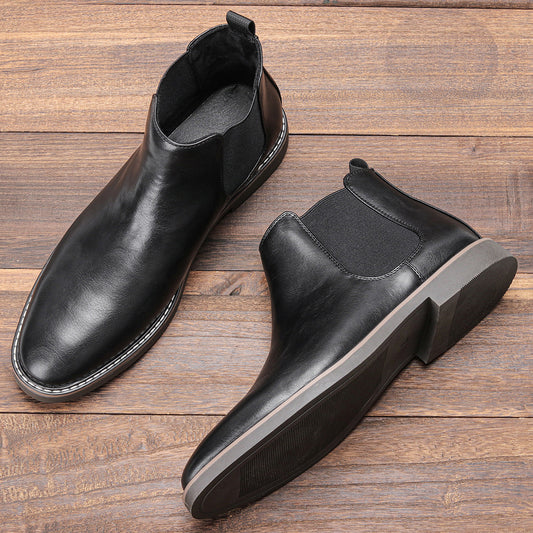 Soft In Sole Men's Comfortable Chelsea Boots Fashion Slip On