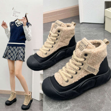 Snow Boots For Women Winter Fleece Lined Padded Warm Keeping