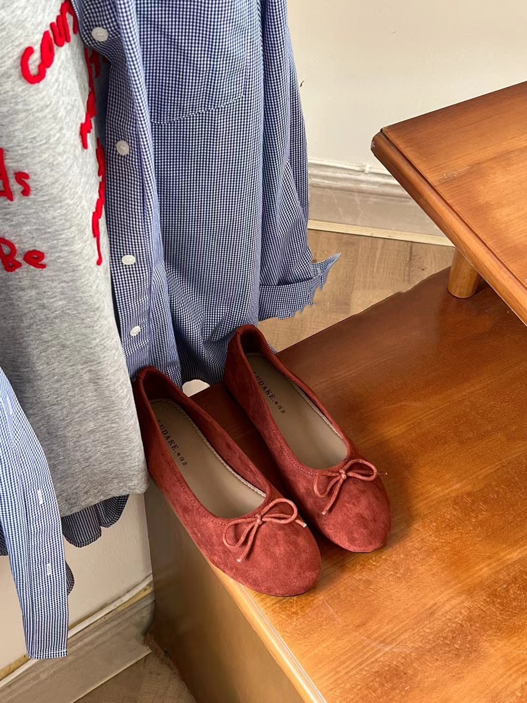 Low-cut Ballet Shoes Bow Flat Shoes - Belvar
