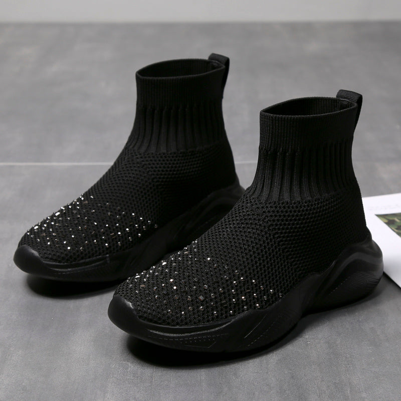 Ladies Flat Lightweight Sneakers Old Beijing Cloth Shoes - Belvar