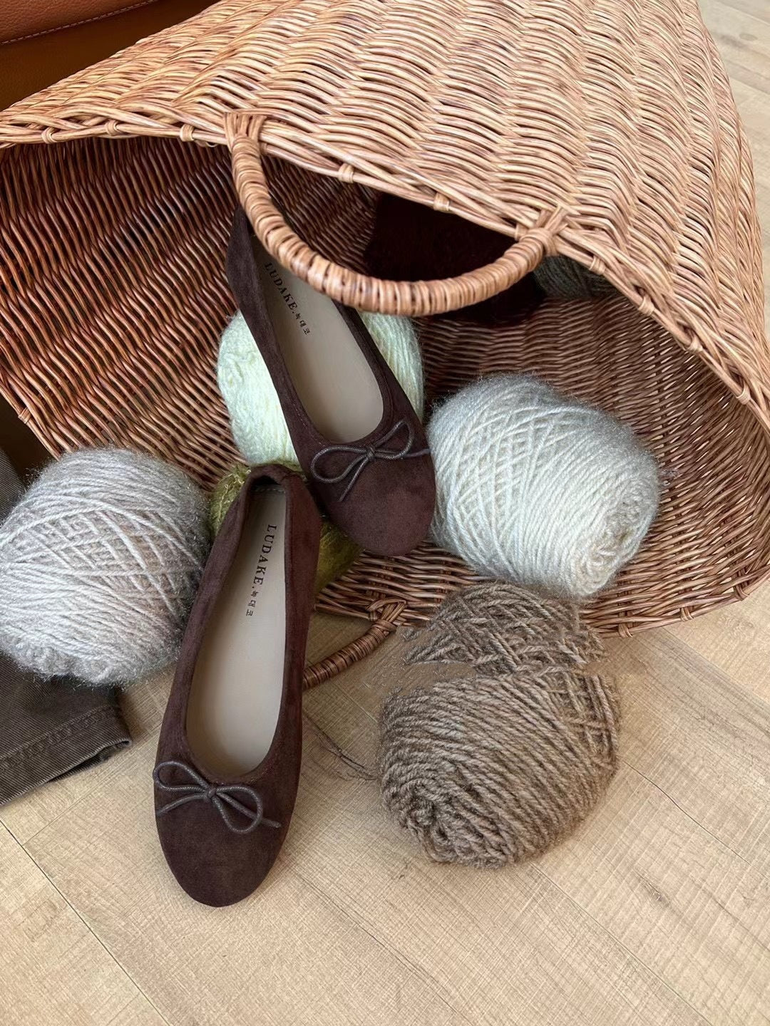 Low-cut Ballet Shoes Bow Flat Shoes - Belvar